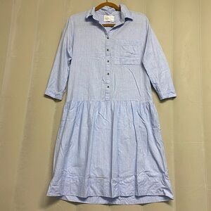 Leon & Harper Women’s Dress Medium 100% Cotton Prairie Cottagecore Farmhouse